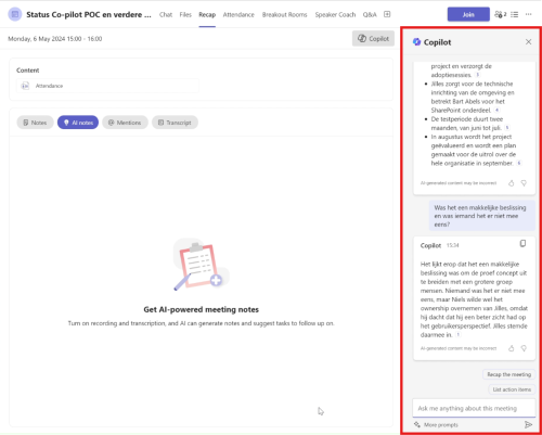 2source4 - Blog - Microsoft Copilot in Teams meetings 7