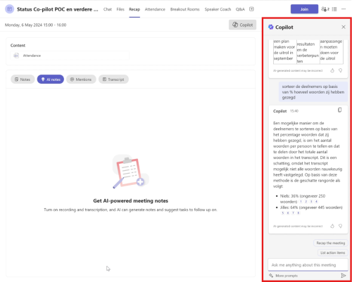 2source4 - Blog - Microsoft Copilot in Teams meetings 8