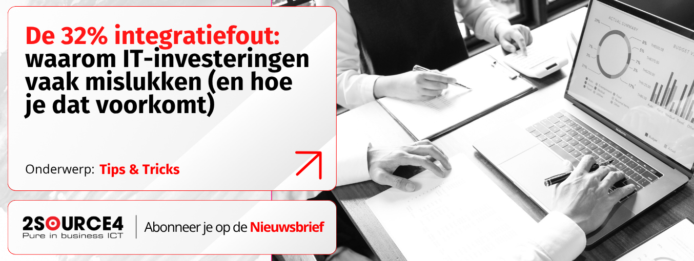 De 32% integratiefout: waarom IT-investeringen mislukken